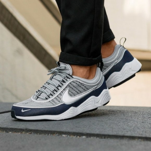 Nike Other - Nike Air Zoom Spiridon '16 silver navy mens 12